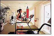 The gym at The Table Bay Hotel